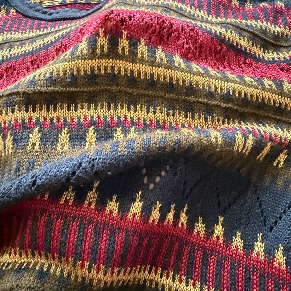 Liz Claiborne Petite Collection Fair Isle Knit Sweater Women's Petite Small - Picture 11 of 11